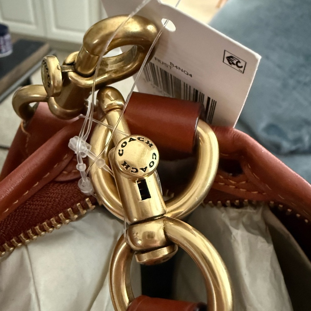Coach Retail Coated Canvas Signature Cary Shoulder Bag NWT - Picture 9 of 10